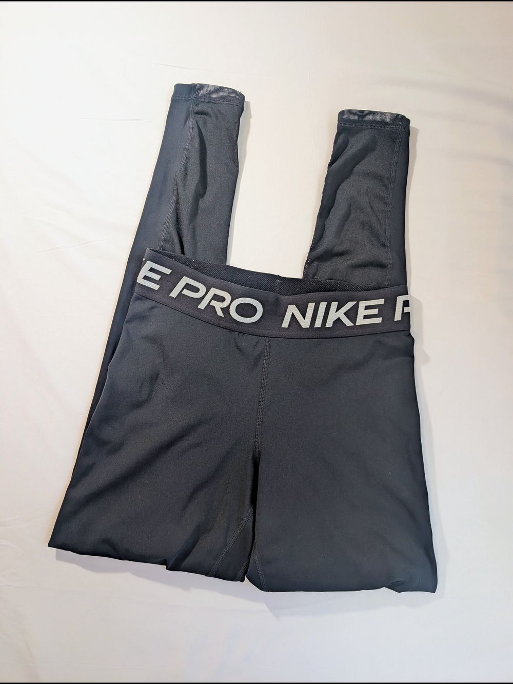 Nike Pro Black Performance Leggings With Mesh